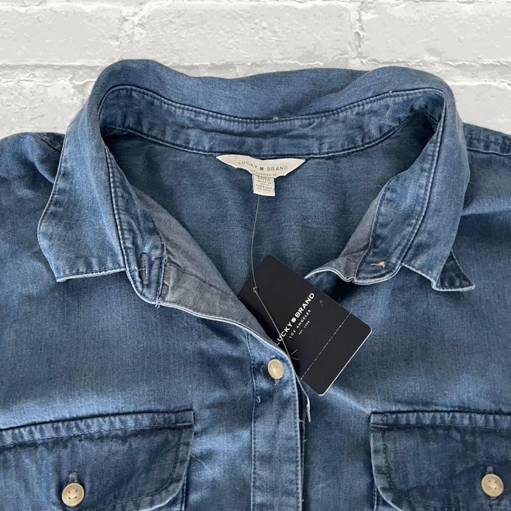 Lucky Brand Denim Button Down Shirt - Picture 2 of 3